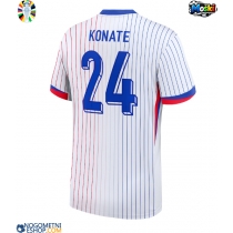 Moški Nogometni dresi Francija Ibrahima Konate #24 Gostujoči EP 2024 Kratek Rokav